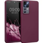 Microsonic Matte Silicone Xiaomi Mi 12T Pro Mor Cep Telefonu Kılıfı