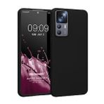 Microsonic Matte Silicone Xiaomi Mi 12T Pro Siyah Kılıf