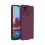 Microsonic Matte Silicone Xiaomi Poco C40 Mor Cep Telefonu Kılıfı