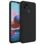 Microsonic Matte Silicone Xiaomi Poco C40 Siyah Kılıf