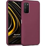 Microsonic Matte Silicone Xiaomi Poco M3 Mor Cep Telefonu Kılıfı