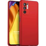 Microsonic Matte Silicone Xiaomi Poco M3 Pro Kırmızı Cep Telefonu Kılıfı