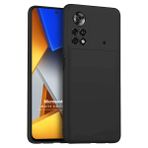 Microsonic Matte Silicone Xiaomi Poco M4 Pro 4G Siyah Kılıf