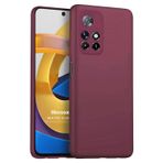 Microsonic Matte Silicone Xiaomi Poco M4 Pro için Kılıf Mor [Poco M4 Pro ile Uyumlu Kılıf - Mor]