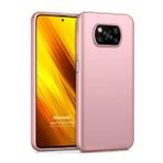 Microsonic Matte Silicone Xiaomi Poco X3 Pro Rose Gold Cep Telefonu Kılıfı