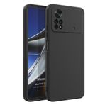 Microsonic Matte Silicone Xiaomi Poco X4 Pro 5G Gold Cep Telefonu Kılıfı