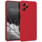 Microsonic Matte Silicone Xiaomi Redmi 12 Kırmızı Cep Telefonu Kılıfı