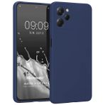 Microsonic Matte Silicone Xiaomi Redmi 12 Lacivert Cep Telefonu Kılıfı