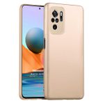 Microsonic Matte Silicone Xiaomi Redmi Note 10 Gold Cep Telefonu Kılıfı