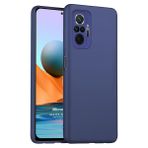 Microsonic Matte Silicone Xiaomi Redmi Note 10 Pro Lacivert Cep Telefonu Kılıfı