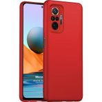 Microsonic Matte Silicone Xiaomi Redmi Note 10 Pro Max Kırmızı Kılıf