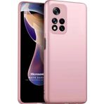 Microsonic Matte Silicone Xiaomi Redmi Note 11 Pro Plus Rose Gold Cep Telefonu Kılıfı