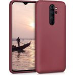 Microsonic Matte Silicone Xiaomi Redmi Note 8 Pro Mor Cep Telefonu Kılıfı