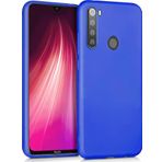 Microsonic Matte Silicone Xiaomi Redmi Note 8T Mavi Cep Telefonu Kılıfı
