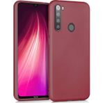 Microsonic Matte Silicone Xiaomi Redmi Note 8T Mor Cep Telefonu Kılıfı
