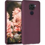 Microsonic Matte Silicone Xiaomi Redmi Note 9 Mor Cep Telefonu Kılıfı
