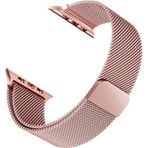 Microsonic Milanese Loop Version 3 Rose Gold Apple Watch 1 Kordon