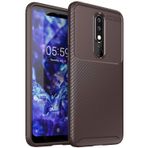 Microsonic Nokia 5.1 Plus için Kılıf Legion Series Kahverengi