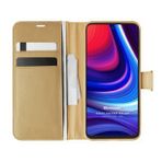 Microsonic Omix X500 Delux Leather Wallet Gold Cep Telefonu Kılıfı