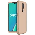 Microsonic Oppo A5 2020 Double Dip 360 Protective Gold Cep Telefonu Kılıfı