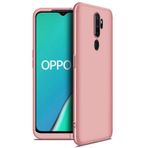 Microsonic Oppo A5 2020 için Kılıf Double Dip 360 Protective Rose Gold [A5 2020 ile Uyumlu Kılıf - Rose Gold]