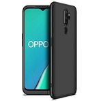 Microsonic Oppo A5 2020 için Kılıf Double Dip 360 Protective Siyah [A5 2020 ile Uyumlu Kılıf - Siyah]