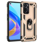 Microsonic Oppo A76 Military Ring Holder Gold Cep Telefonu Kılıfı