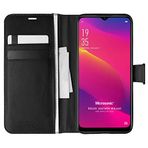 Microsonic Oppo A9 2020 için Kılıf Delux Leather Wallet Siyah [A9 2020 ile Uyumlu Kılıf - Siyah]
