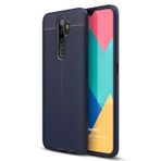 Microsonic Oppo A9 2020 için Kılıf Deri Dokulu Silikon Lacivert [A9 2020 ile Uyumlu Kılıf - Lacivert]
