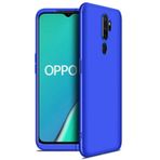 Microsonic Oppo A9 2020 için Kılıf Double Dip 360 Protective Mavi [A9 2020 ile Uyumlu Kılıf - Mavi]