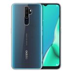 Microsonic Oppo A9 2020 için Kılıf Transparent Soft Beyaz [A9 2020 ile Uyumlu Kılıf - Beyaz]
