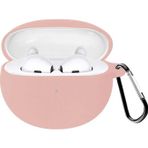 Microsonic Oppo Enco Air 2 Mat Silikon Pembe Kılıf