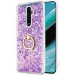 Microsonic Oppo Reno 2Z Glitter Liquid Holder Mor Kılıf