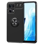 Microsonic Oppo Reno 7 4G için Kılıf Kickstand Ring Holder Siyah [Reno 7 4G ile Uyumlu Kılıf - Siyah]
