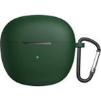 Microsonic QCY HT03 Askılı Mat Silikon Koyu Yeşil Kılıf