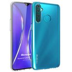 Microsonic Realme 5i için Kılıf Transparent Soft Beyaz [Realme 5i ile Uyumlu Kılıf - Şeffaf]