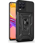 Microsonic Realme 8 Pro Impact Resistant Siyah Kılıf