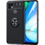 Microsonic Realme C21 Kickstand Ring Holder Siyah Kılıf