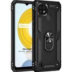 Microsonic Realme C21 Military Ring Holder Siyah Kılıf
