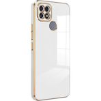 Microsonic Realme C25 Olive Plated Beyaz Kılıf