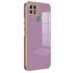 Microsonic Realme C25s için Kılıf Olive Plated Lila [Realme C25s ile Uyumlu Kılıf - Lila]