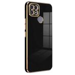Microsonic Realme C25s için Kılıf Olive Plated Siyah [Realme C25s ile Uyumlu Kılıf - Siyah]