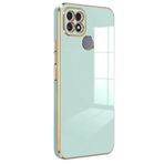 Microsonic Realme C25s için Kılıf Olive Plated Yeşil [Realme C25s ile Uyumlu Kılıf - Yeşil]