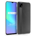 Microsonic Realme C25s için Kılıf Transparent Soft Beyaz [Realme C25s ile Uyumlu Kılıf - Beyaz]