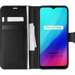 Microsonic Realme C3I Delux Leather Wallet Siyah Kılıf