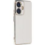 Microsonic Realme C55 Olive Plated Beyaz Kılıf