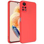 Microsonic Redmi Note 12 Pro 4G Groovy Soft Kırmızı Cep Telefonu Kılıfı