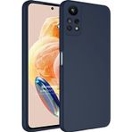 Microsonic Redmi Note 12 Pro 4G Groovy Soft Lacivert Cep Telefonu Kılıfı