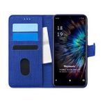 Microsonic Reeder P13 Blue 2022 Fabric Book Wallet Lacivert Cep Telefonu Kılıfı