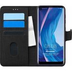 Microsonic Reeder P13 Blue Max Pro Fabric Book Wallet Siyah Cep Telefonu Kılıfı